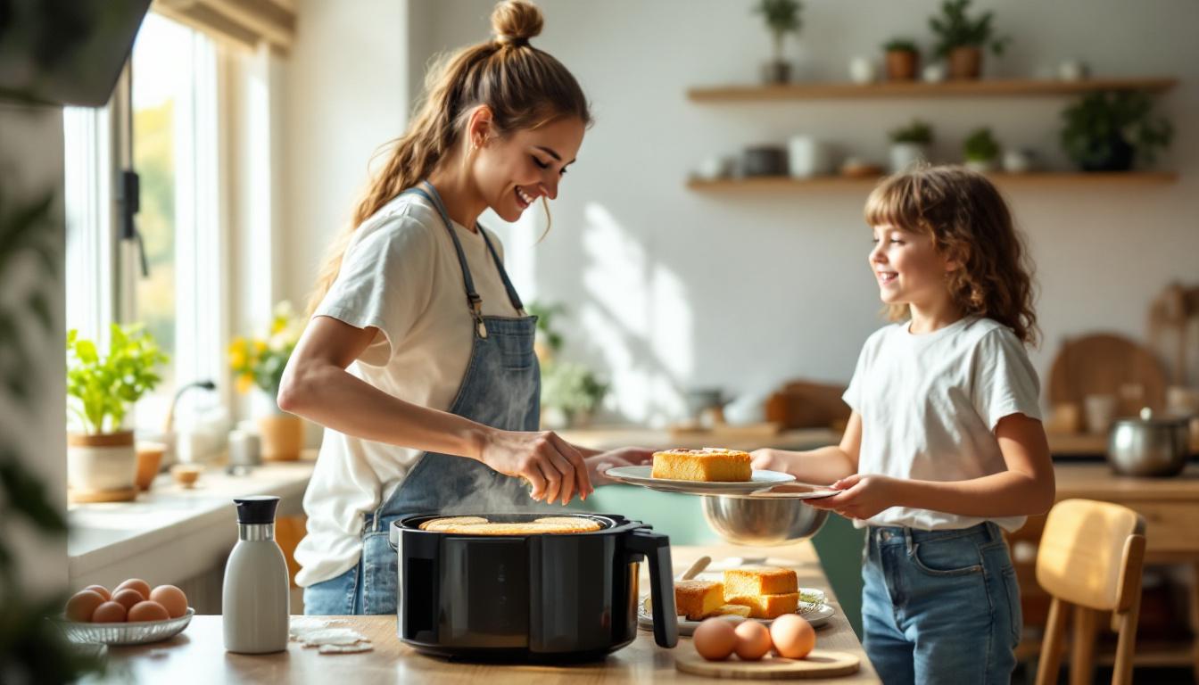 ontdek hoe je met de airfryer een luchtige cake bakt die zo lekker is dat je oven bijna niet meer nodig is. eenvoudig, snel en perfect resultaat!