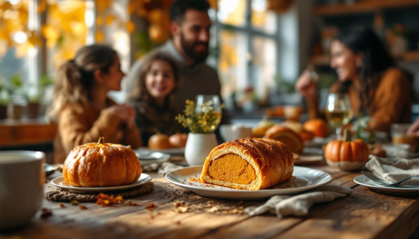 ontdek het heerlijke pompoen-wellington recept, een perfect herfstgerecht dat altijd indruk maakt tijdens feestelijke diners en gezellige avonden.