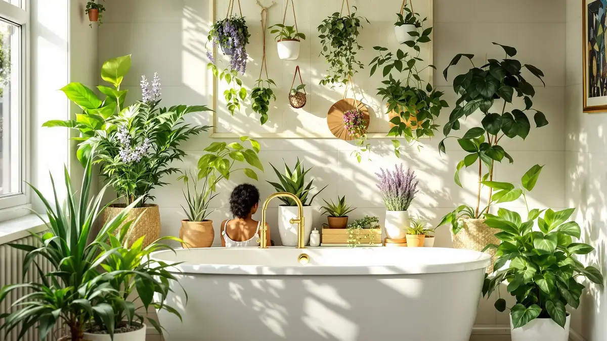 6 ideale planten om deze herfst uw badkamer te zuiveren en onaangename geuren te verwijderen.