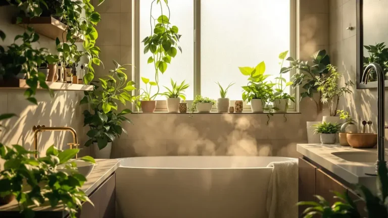 Deze prachtige planten verfraaien niet alleen uw badkamer, ze zuiveren de lucht en nemen vocht op voor optimaal welzijn