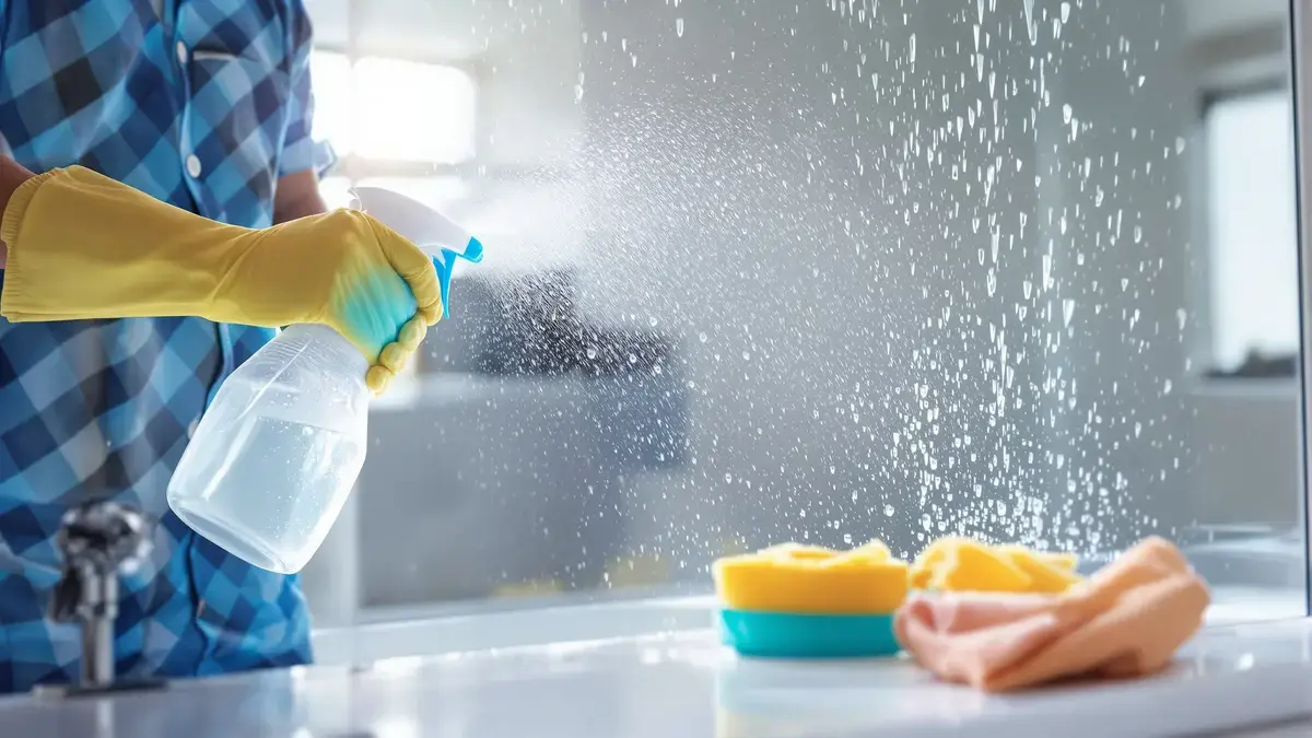 Een snelle douchereiniging: hoe professionals kalk en zeep in een oogwenk laten verdwijnen