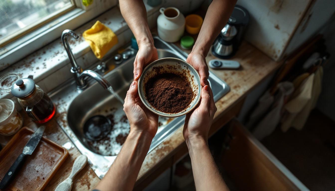 ontdek waarom het weggooien van koffiedik in de gootsteen problemen kan veroorzaken en leer de beste manieren om koffiedik af te voeren.