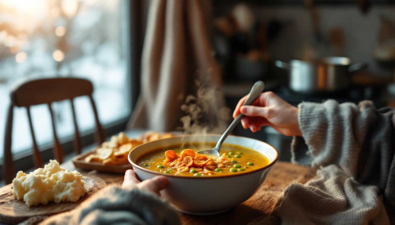 ontdek de heerlijke snert-puree met spekjes, de populaire winterse twist die heel nederland nu proeft. warm, smaakvol en perfect voor koude dagen!