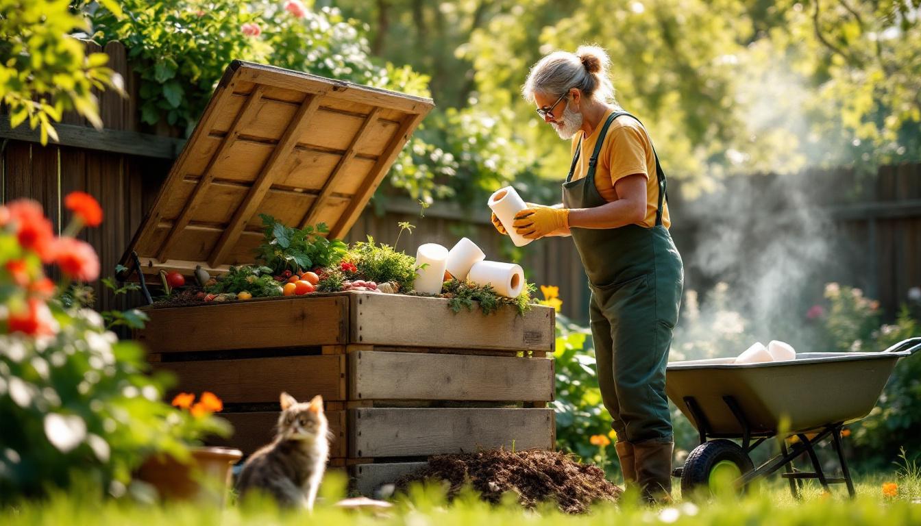 ontdek hoe je toilettenrolkokers kunt composteren en gebruik deze onverwachte truc om je tuin gezond en bloeiend te maken.